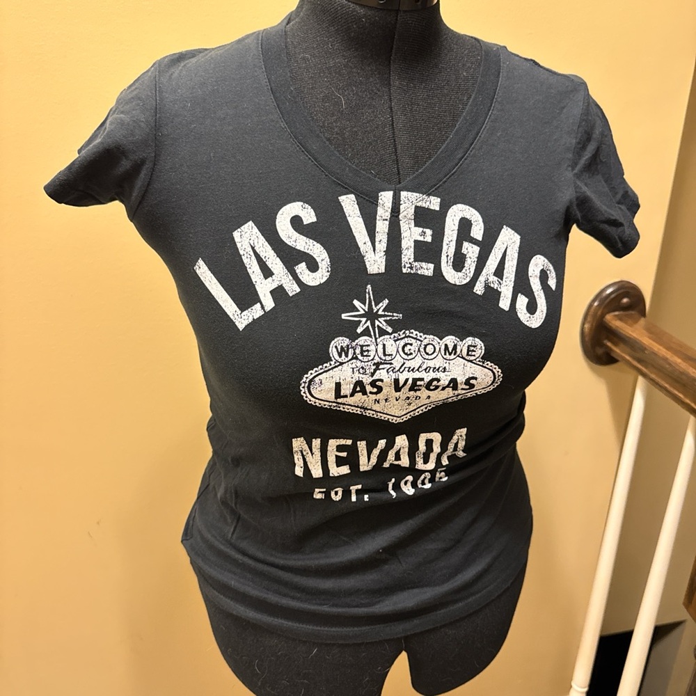 Las Vegas Welcome Tee - Dark Gray